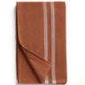 Organic Block Rib Bath Towel - Russet - Sumiye Co