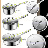 BE | LIVING CIRCLAD Series 12-Piece Cookware Set