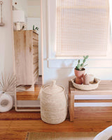 Braided Raffia Tray - Sumiye Co