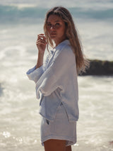 Echo Mini Shirt - Baby Blue - Sumiye Co