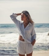 Echo Mini Shirt - Baby Blue - Sumiye Co