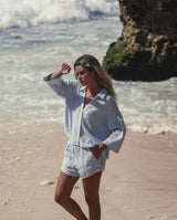 Echo Mini Shirt - Baby Blue - Sumiye Co