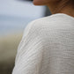 Siena Top - Natural with Gold Stripes by The Handloom