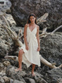 Sage Maxi Dress - Gold Stripes - Sumiye Co