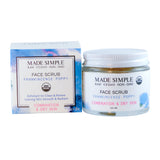 Organic Face Scrub – Combination & Dry Skin (2.3 oz) - Sumiye Co