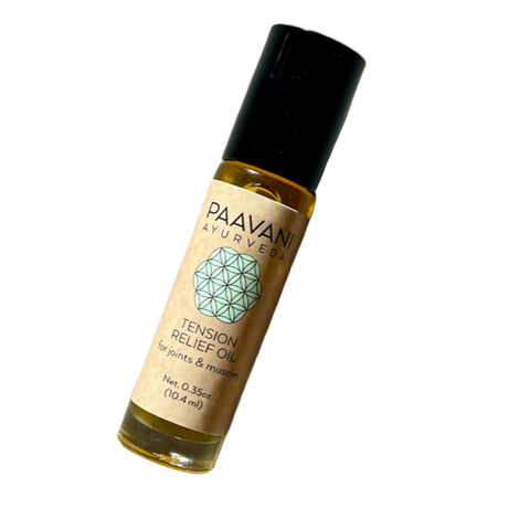 tension relief roller bottle on a white background