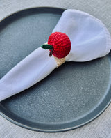 Red Apple Napkin Ring  – Table Decor Colombia