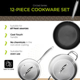 BE | LIVING CIRCLAD Series 12-Piece Cookware Set