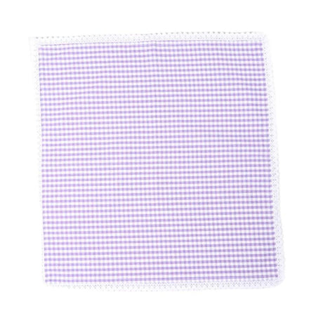 Checkered Purple Table Napkins (Set of 4) - Sumiye Co