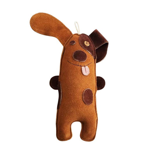 Silly Puppy Dog Toy - Leather-0