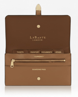 Aspen Brown Plant-Based Leather Travel Wallet ( Available for Pre-order 9th April Delivery)-2