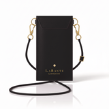 Cancun Black Plant Based Phone & Card Crossbody - Sumiye Co