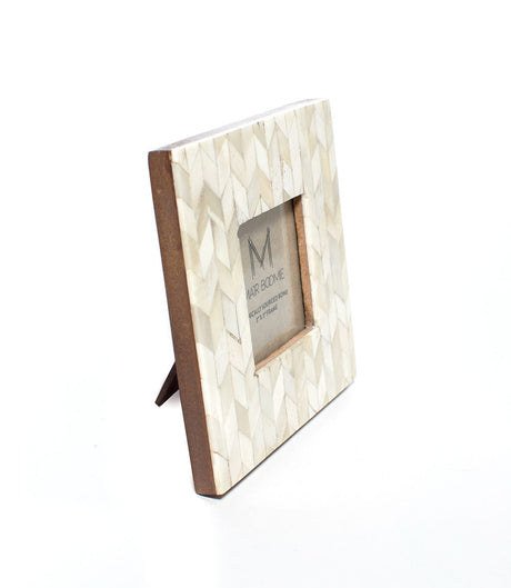 Artemis 3x3 Picture Frame - Handcrafted Bone - Sumiye Co