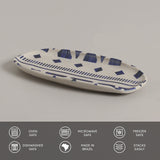 Shallow Organic Oval Platter Small Set of 4