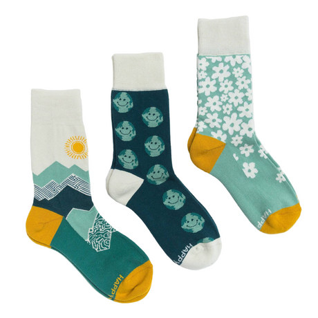 Sunshine Socks - Set of 3 - Sumiye Co