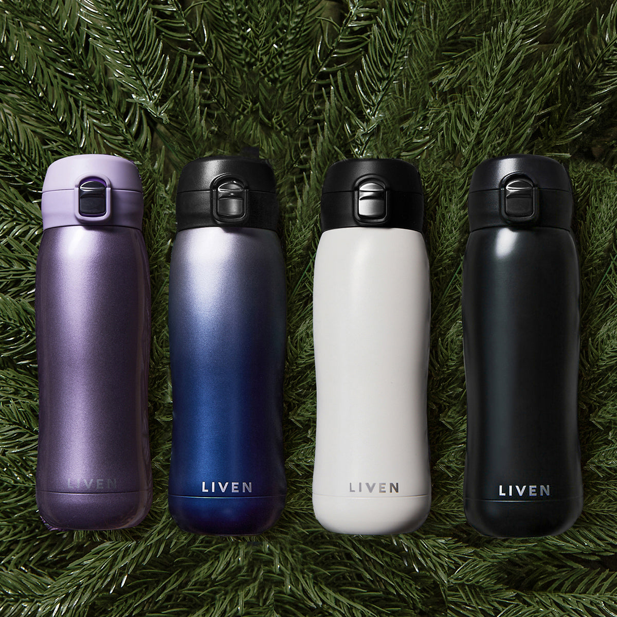 Purifying Water Bottle (17 oz ) | Liven Glow™ Insulated Stainless Steel -20