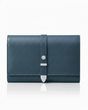 Aspen Navy Blue Plant-Based Leather Travel Wallet ( Available for Pre-order 9th April Delivery)-0