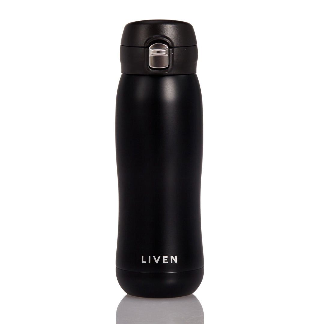 Purifying Water Bottle (17 oz ) | Liven Glow™ Insulated Stainless Steel -3
