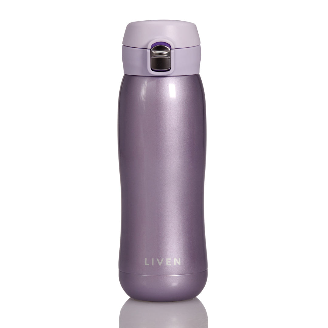 Purifying Water Bottle (17 oz ) | Liven Glow™ Insulated Stainless Steel -1