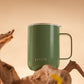 Purifying Camp Mug (16 oz) | Liven Glow™ Stainless Steel -8