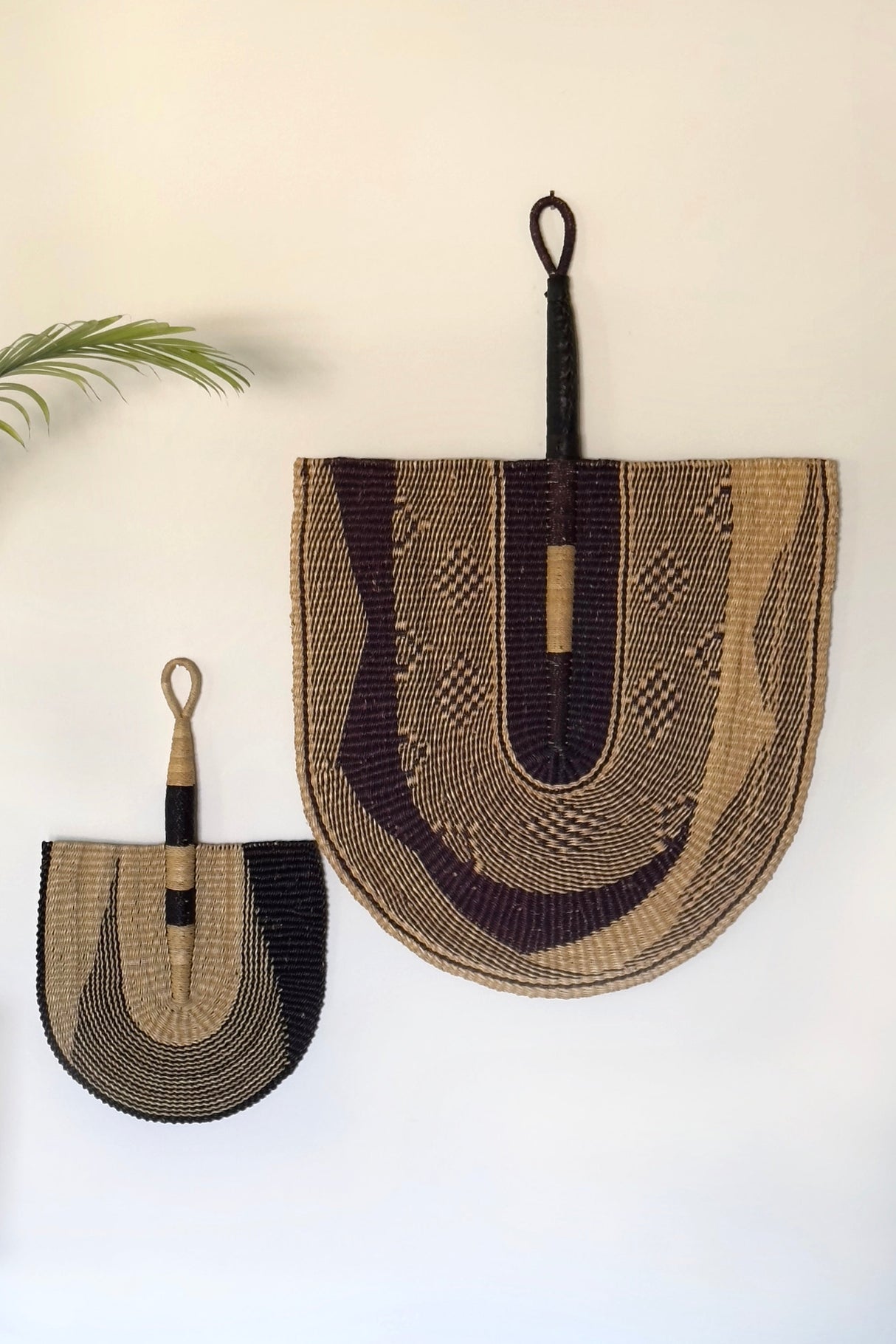 Standard Fan in Natural & Black - Sumiye Co