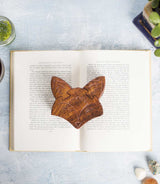 Fox Face Puzzle Box - Hand Carved Sustainable Wood by Matr Boomie - Sumiye Co