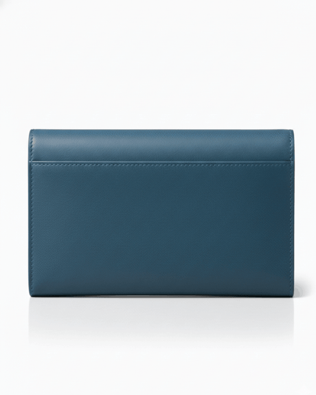 Aspen Navy Blue Plant-Based Leather Travel Wallet ( Available for Pre-order 9th April Delivery)-2
