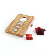 Indukala Moon Phase Cornhole Table Game - Handcrafted Wood by Matr Boomie - Sumiye Co