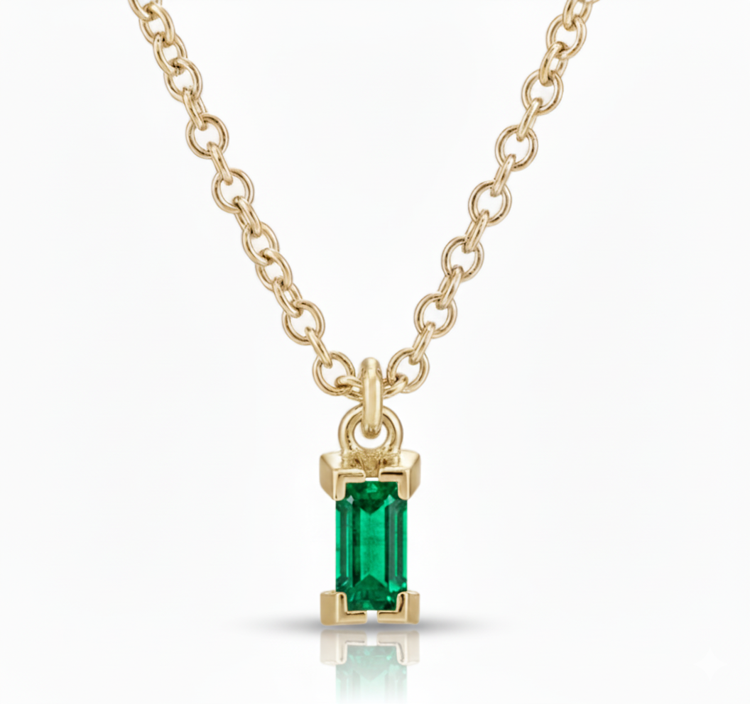 Opaline Emerald Necklace-0