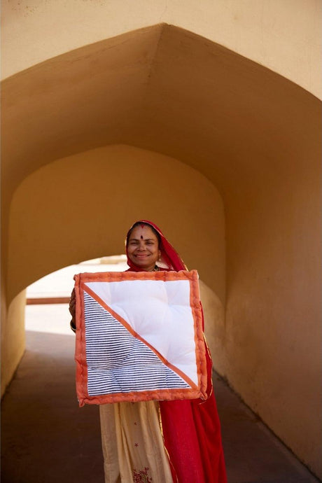 Bauhaus Floor Cushion (Reverse) - Sumiye Co