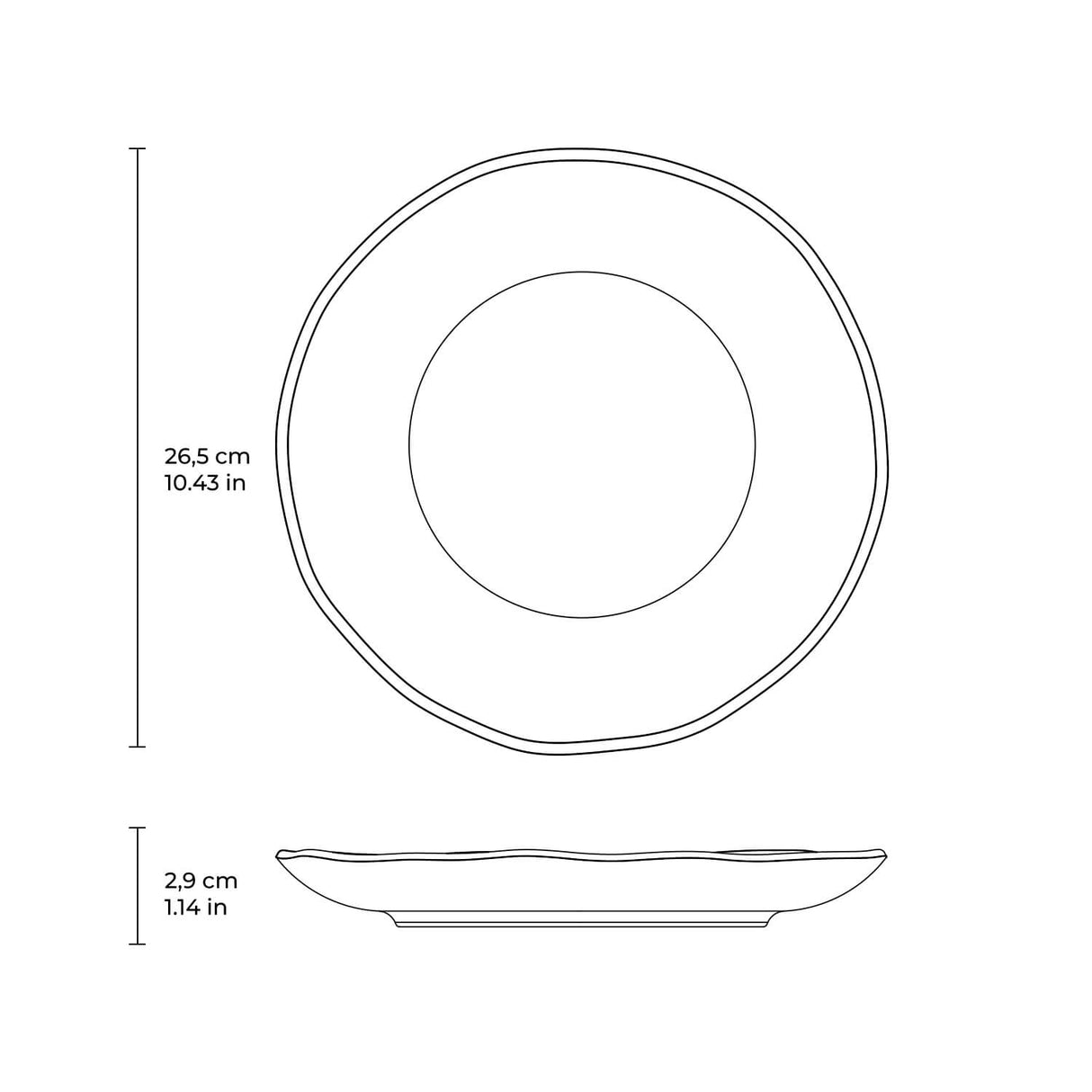 Dinner Plate Set of 6