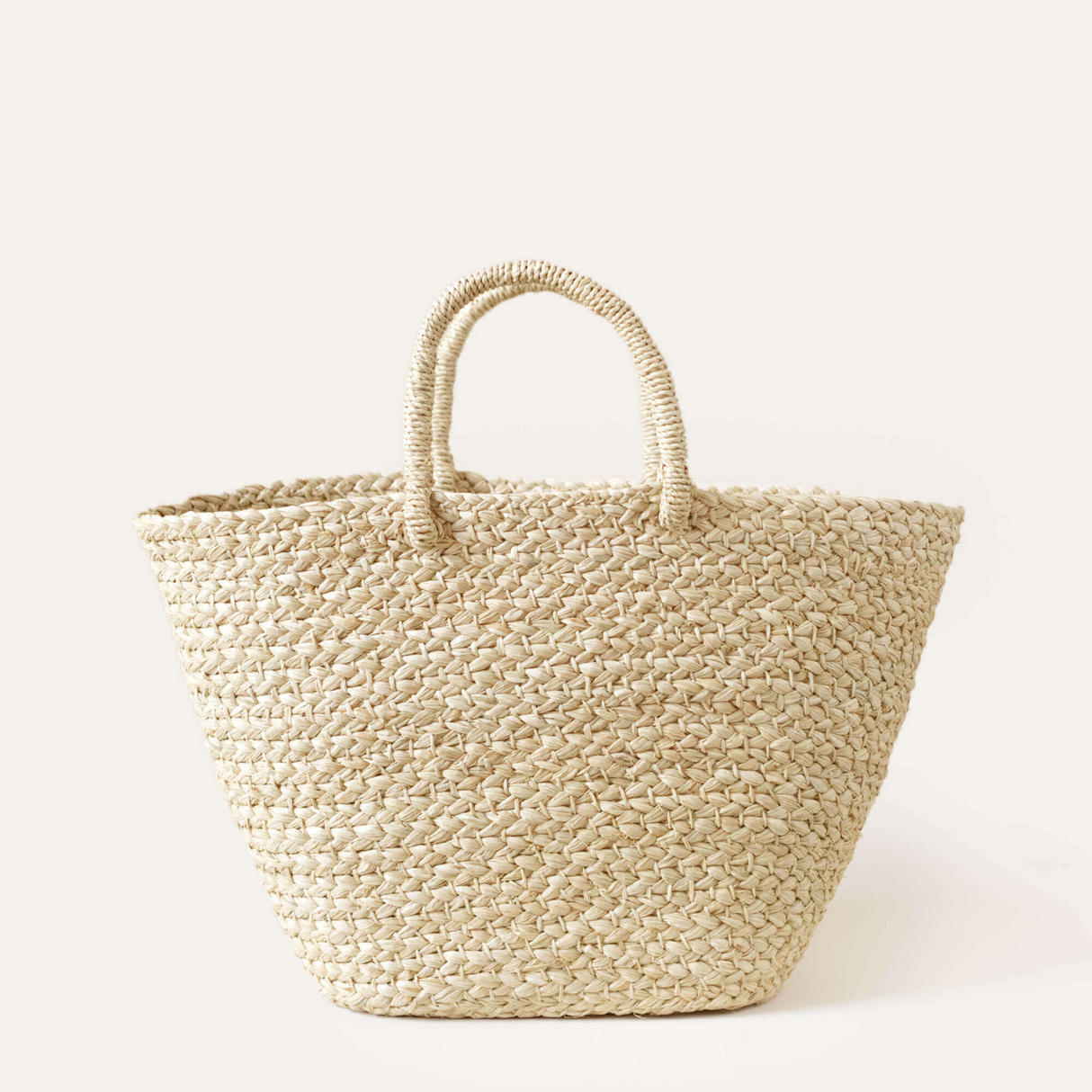 Braided Raffia Day Bag Natural