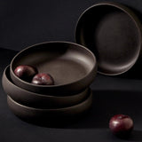 S/4 Tunisian Pasta Bowls - Matte Black - Sumiye Co