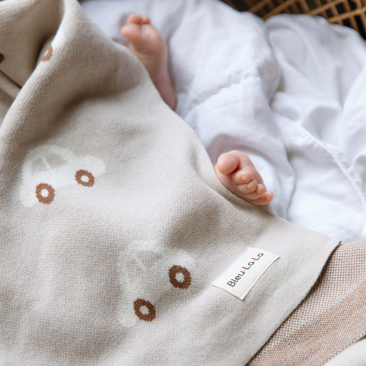 Knit Cars Baby Blanket - Sumiye Co