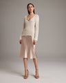 Flammé Loose Knit Long Sweater - Sumiye Co