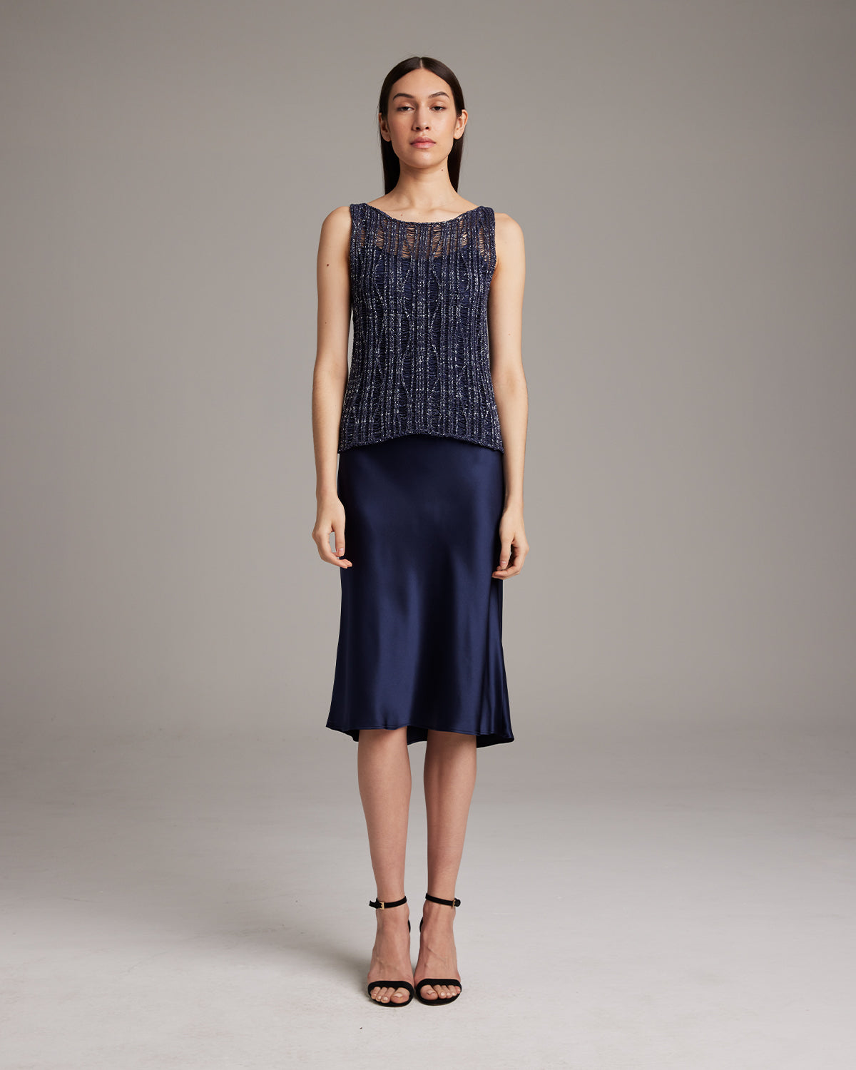 Lace Knit Tank - Sumiye Co