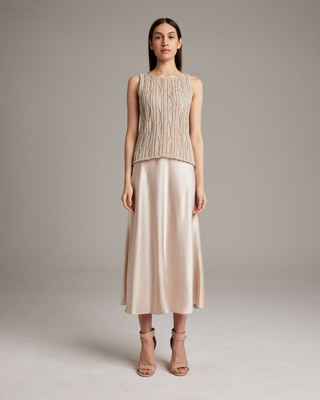 Lace Knit Tank - Sumiye Co