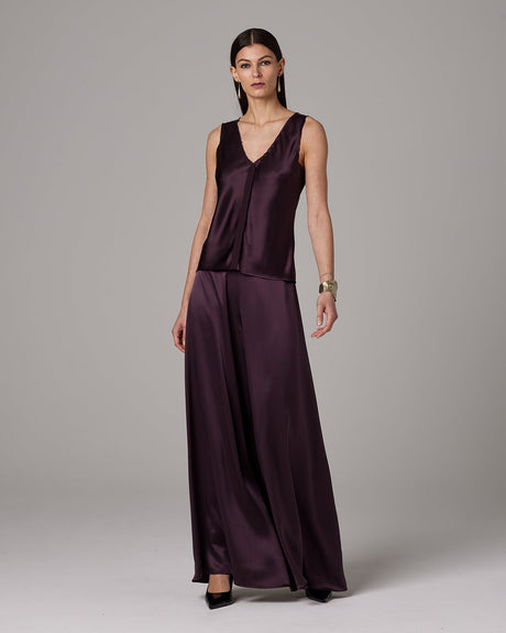 Silk Raw Edge Tank - Sumiye Co