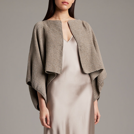 Shimmering Cotton Bolero - Sumiye Co