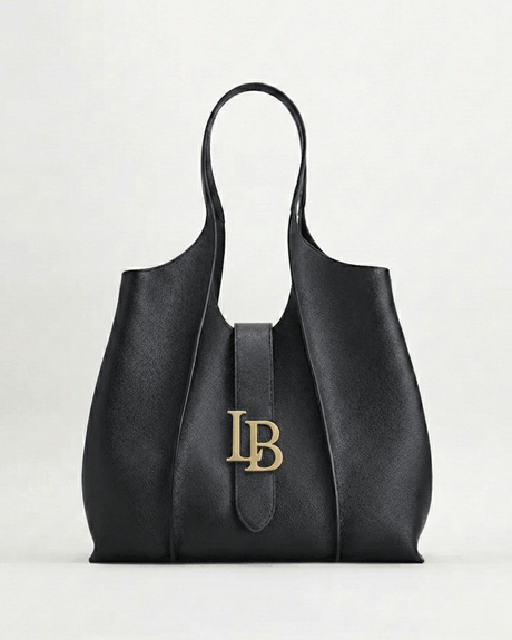 Mayfair Black Shoulder Plant Based Leather Bag  (Pre-Order For delivery 28th May 2026)-0