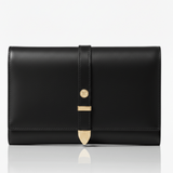 Aspen Black Plant-Based Leather Travel Wallet - Sumiye Co