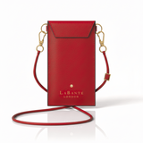 Cancun Red Plant Based Phone & Card Crossbody - Sumiye Co