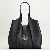 Mayfair Black Shoulder Plant Based Leather Bag - Sumiye Co