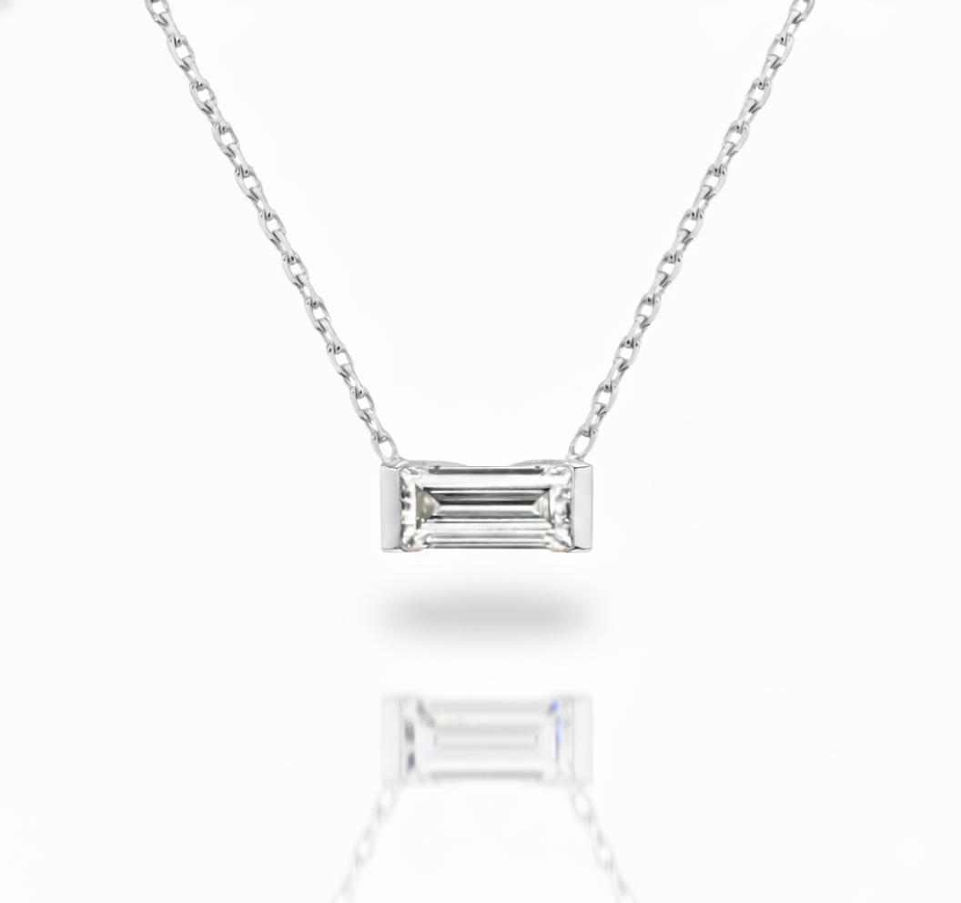 Linéa Baguette Necklace-1