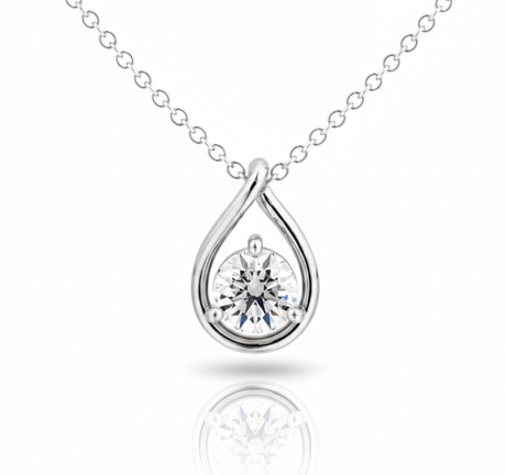 Celeste Teardrop Necklace-1