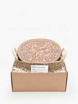 Bread Warmer & Basket - Garden Oval-0