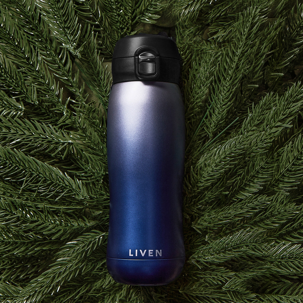 Purifying Water Bottle (17 oz ) | Liven Glow™ Insulated Stainless Steel -4
