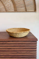 Handwoven Large Large Tray Basket - Natural