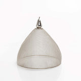 Mesh Domes Set of 2 (1 Each Lg & Sm) - Silver Nickel