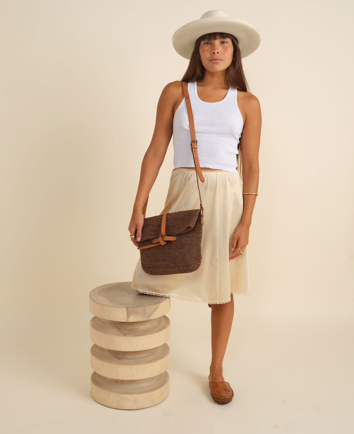 Carmen Crossbody | Oak Brown